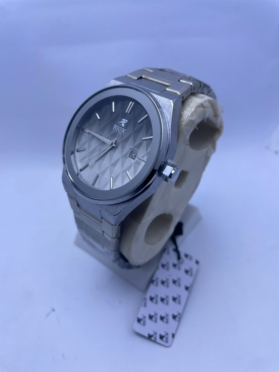 RICK Men's Premium Analog Watch Stainless Steel Strap & Date Display