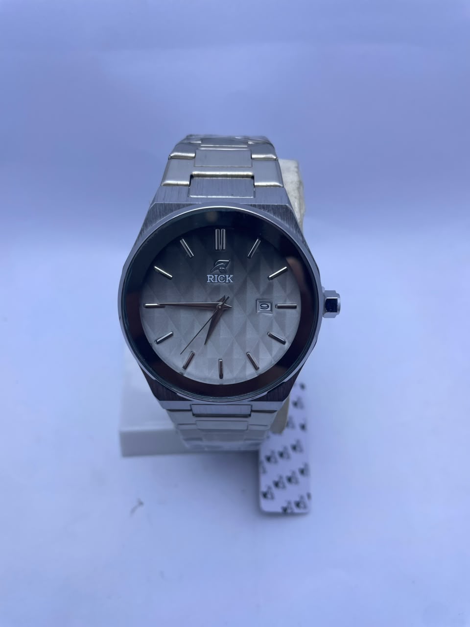 RICK Men's Premium Analog Watch Stainless Steel Strap & Date Display
