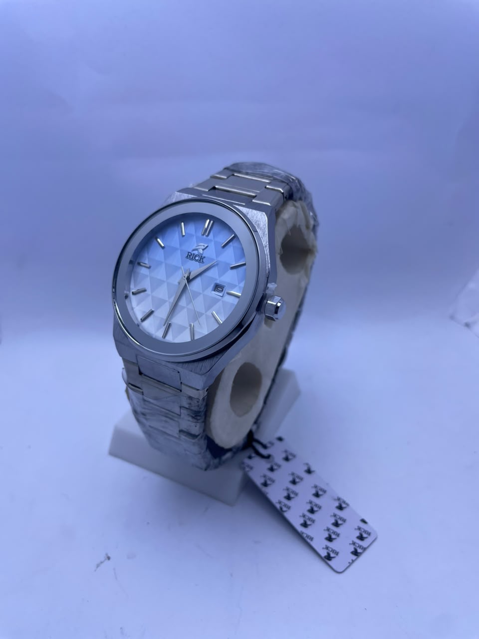 RICK Men's Premium Analog Watch Stainless Steel Strap & Date Display