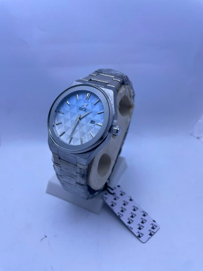RICK Men's Premium Analog Watch Stainless Steel Strap & Date Display
