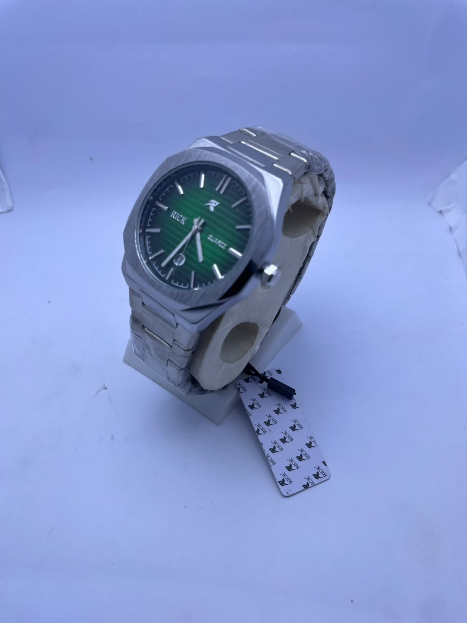 RICK Premium Stainless Steel Quartz Watch Men's Luxury Analog Wrist Watch