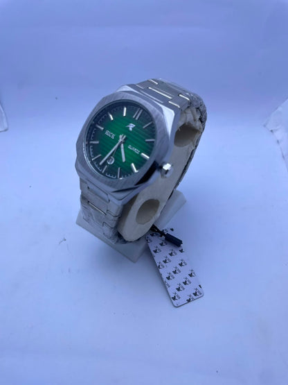 RICK Premium Stainless Steel Quartz Watch Men's Luxury Analog Wrist Watch