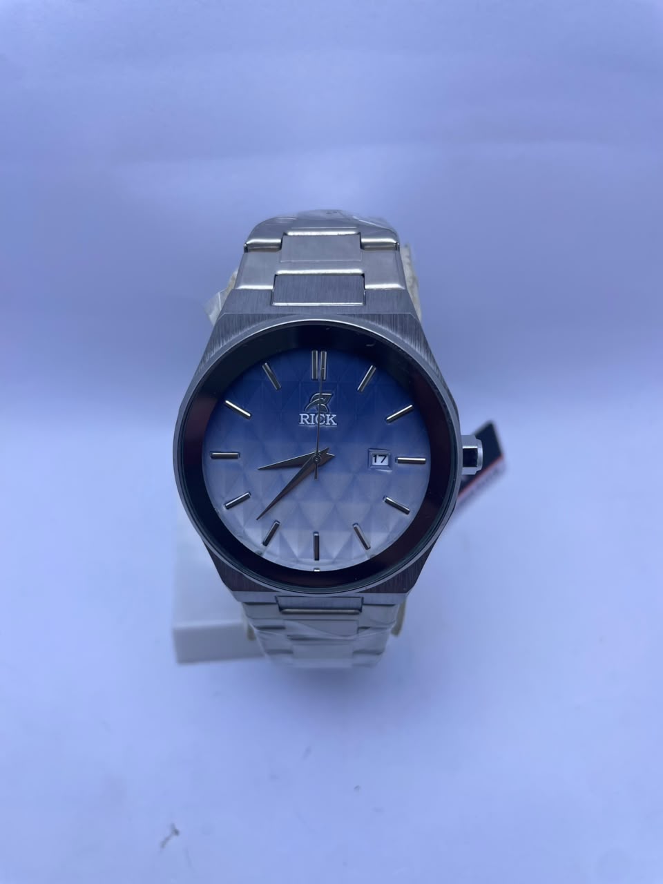 RICK Men's Premium Analog Watch Stainless Steel Strap & Date Display