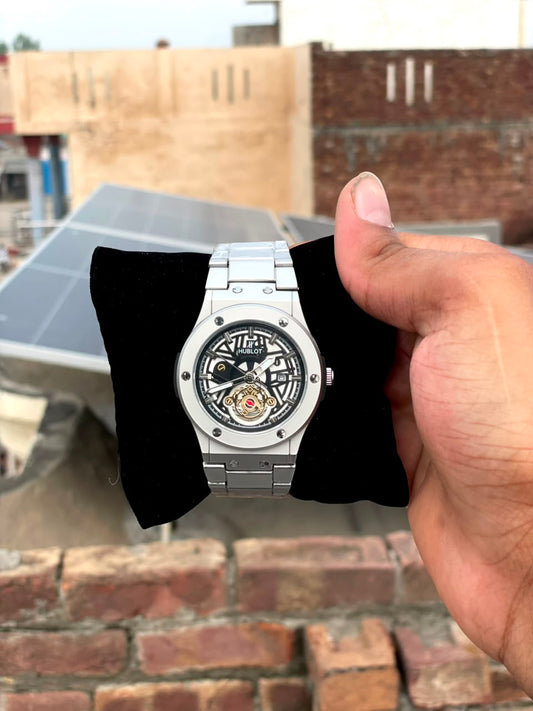 Hublot Luxury Style Automatic Skeleton Men's Watch
